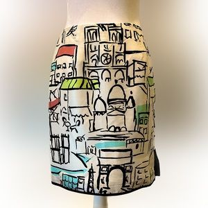 100% silk Gracie Dane Lewis skirt size 4P